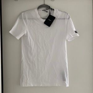 Balmain white cotton tshirt